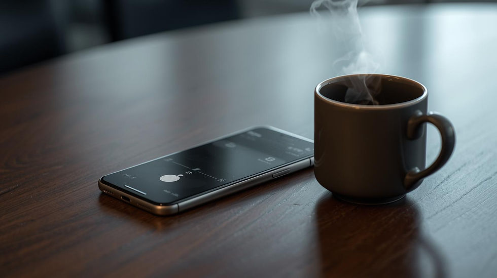 המסמך החשוב ביותר מהשימוע | הפרוטוקול | | כוס קפה וטלפון על הקלטה | ליעוז בלסיאנו משרד עורכי דין