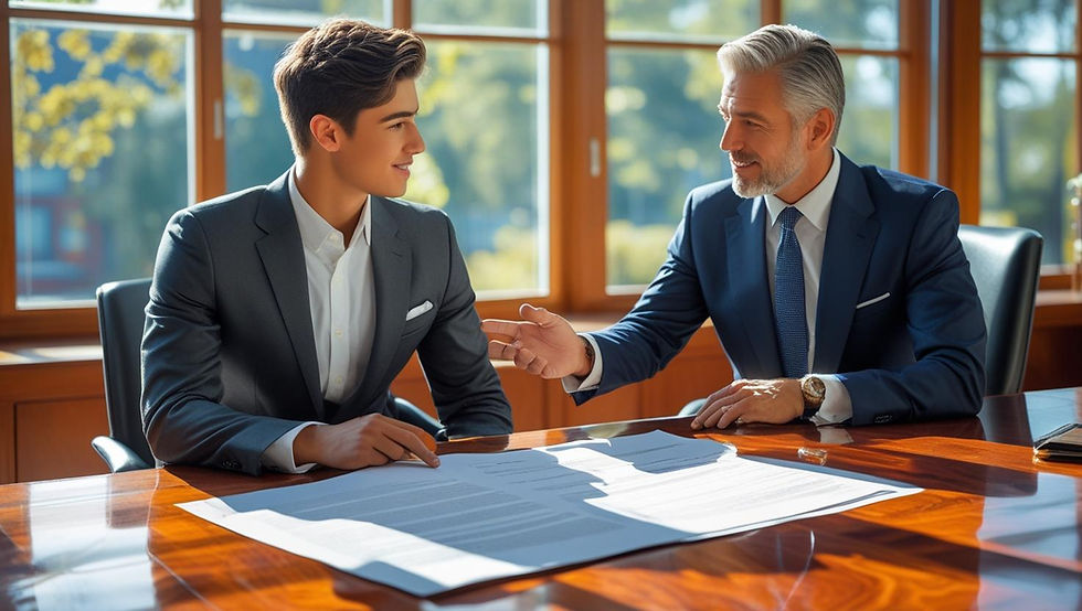 שני עורכי דין דנים על מסמך | ליעוז בלסיאנו משרד עורכי דין בבת ים והסביבה | מומחים בבשורות טובות