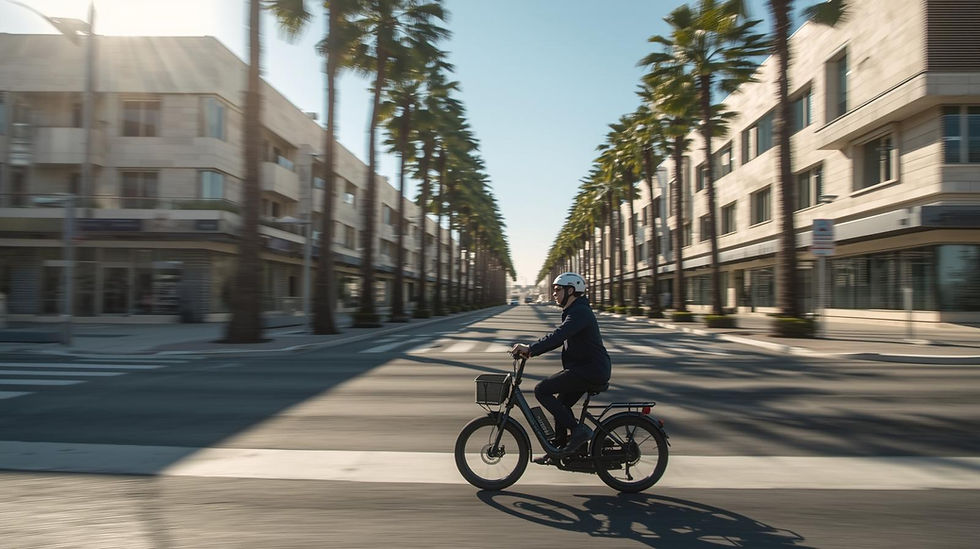 רוכב אופניים חשמליים בתל אביב | ליעוז בלסיאנו משרד עורכי דין