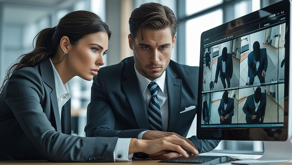 חוקרים בוחנים סרטון אבטחה | ליעוז בלסיאנו משרד עורכי דין בבת ים והסביבה | מומחים בבשורות טובות