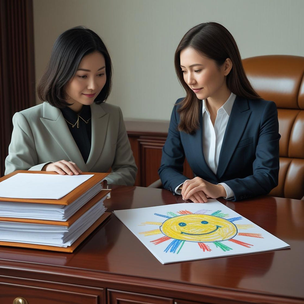 עורכות דין סוקרות מסמכים ותמונה אופטימית | ליעוז בלסיאנו משרד עורכי דין בבת ים והסביבה | מומחים בבשורות טובות