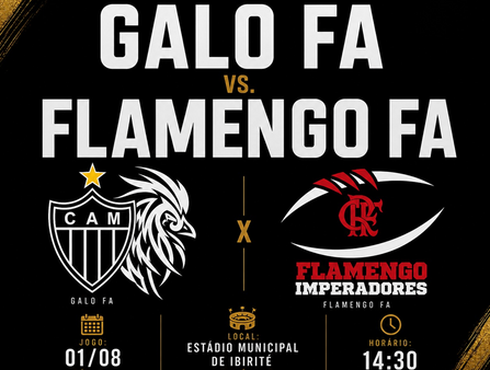 Galo FA estreia na Superliga Nacional com força máxima e defende invencibilidade histórica contra o Flamengo FA