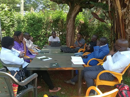 VCE team attending the Review Meeting for the 2024 Regional Mental Health ImpactUp Summit at Daniel Hotel, Jinja, Uganda.