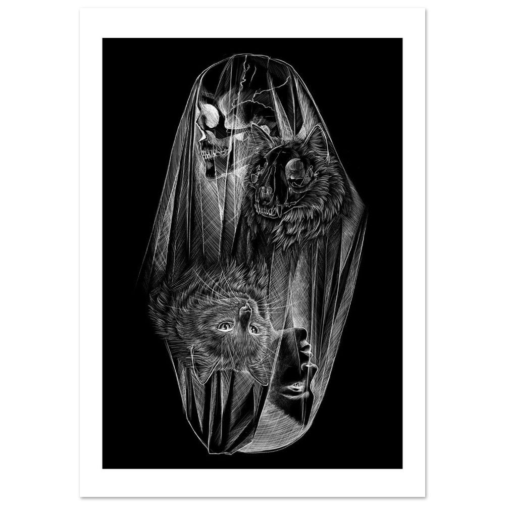 Mourning and Night Open Edition Unframed Fine Art Giclée Print
