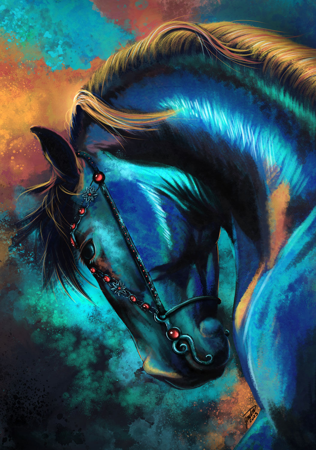 Power - Powerful Equine Horse Painting