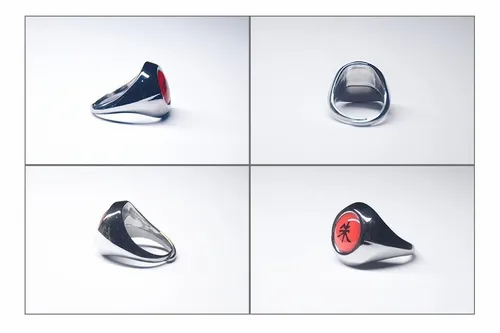 Miniatura: 10 Piezas Anillo Miembro Akatsuki Cosplay Anime Naruto