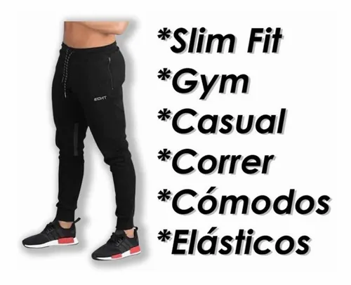 Miniatura: Pants Jogger Deportivo Slim Fit Súper Calidad Elástico Echt