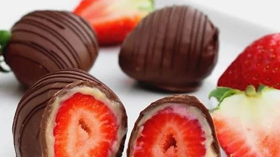 Truffe aux fraises