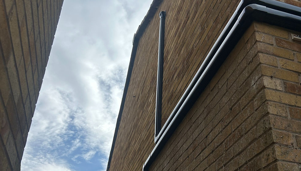 Pipework for an Aircon unit.