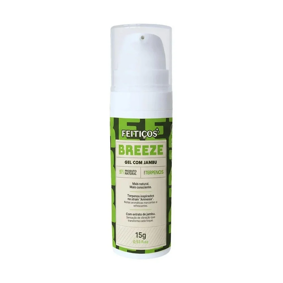 Miniatura: Breeze Gel Vibrante Com Extrato De Jambu 15G Feitiços