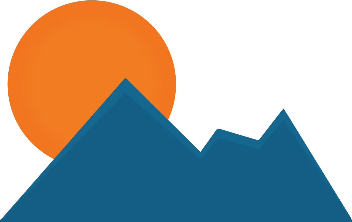 The Clear Sky Agency Mountain Logo