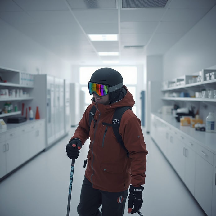 A skier in a lab.jpg