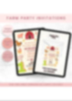 Celebrate your child's special day with our delightful Country Farm theme Birthday Invitation Card. Clara's Creationz