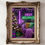 Thumbnail: Gallery-style wall art mockup showing a purple neon background display