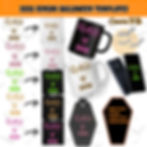 Class of 2026 Senior Halloween Templates | Downloads | Halloween Templates