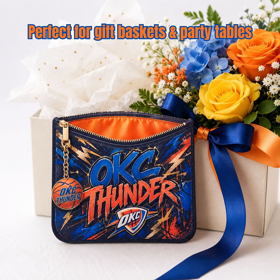 Thumbnail: OKC Thunder-Inspired 3D Illusion Purse - Party Gift