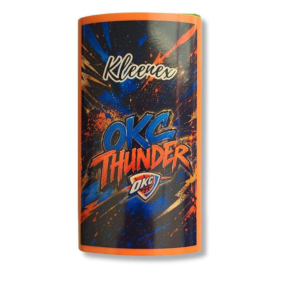 OKC Thunder-Inspired Kleenex - Tissue Wrap