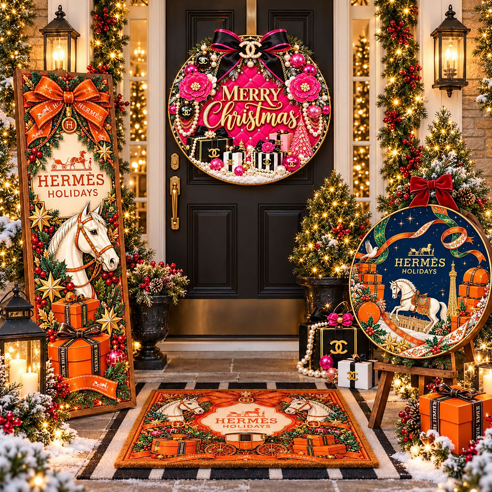 Thumbnail: CHRISTMAS FRONT DOOR DIGITAL DESIGN BUNDLE