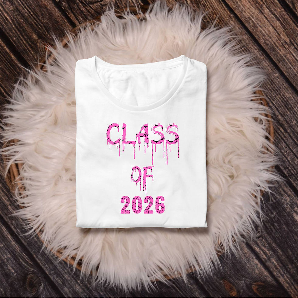 Thumbnail: Pink Class of 2026 Senior Halloween Shirts