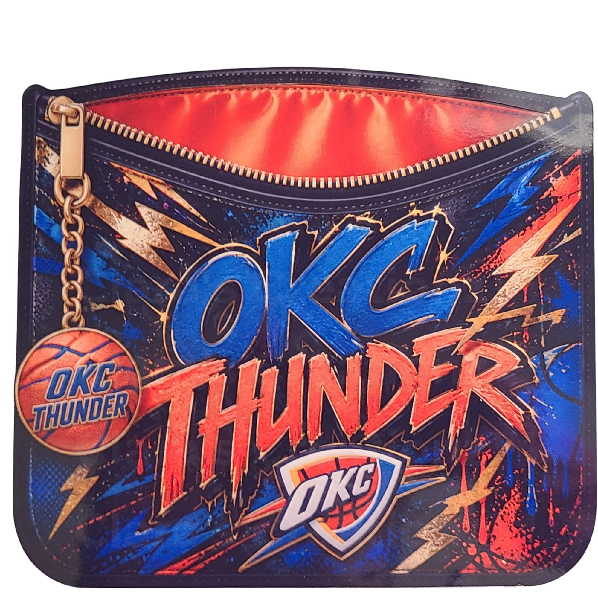 OKC Thunder-Inspired 3D Illusion Purse