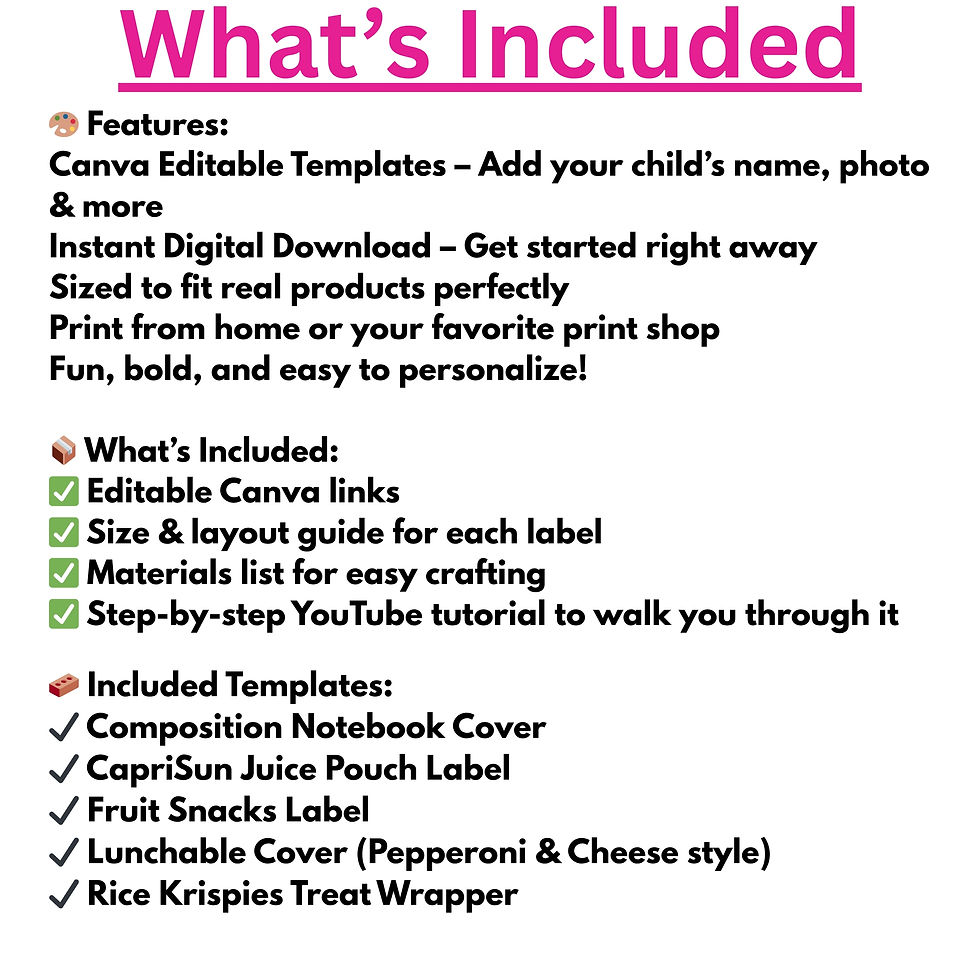 Thumbnail: Monsterhigh School Combo | Back-to-School -What's Included