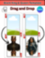 King and Queen Playing Cards  Afrocentric Playing Cards and mockup