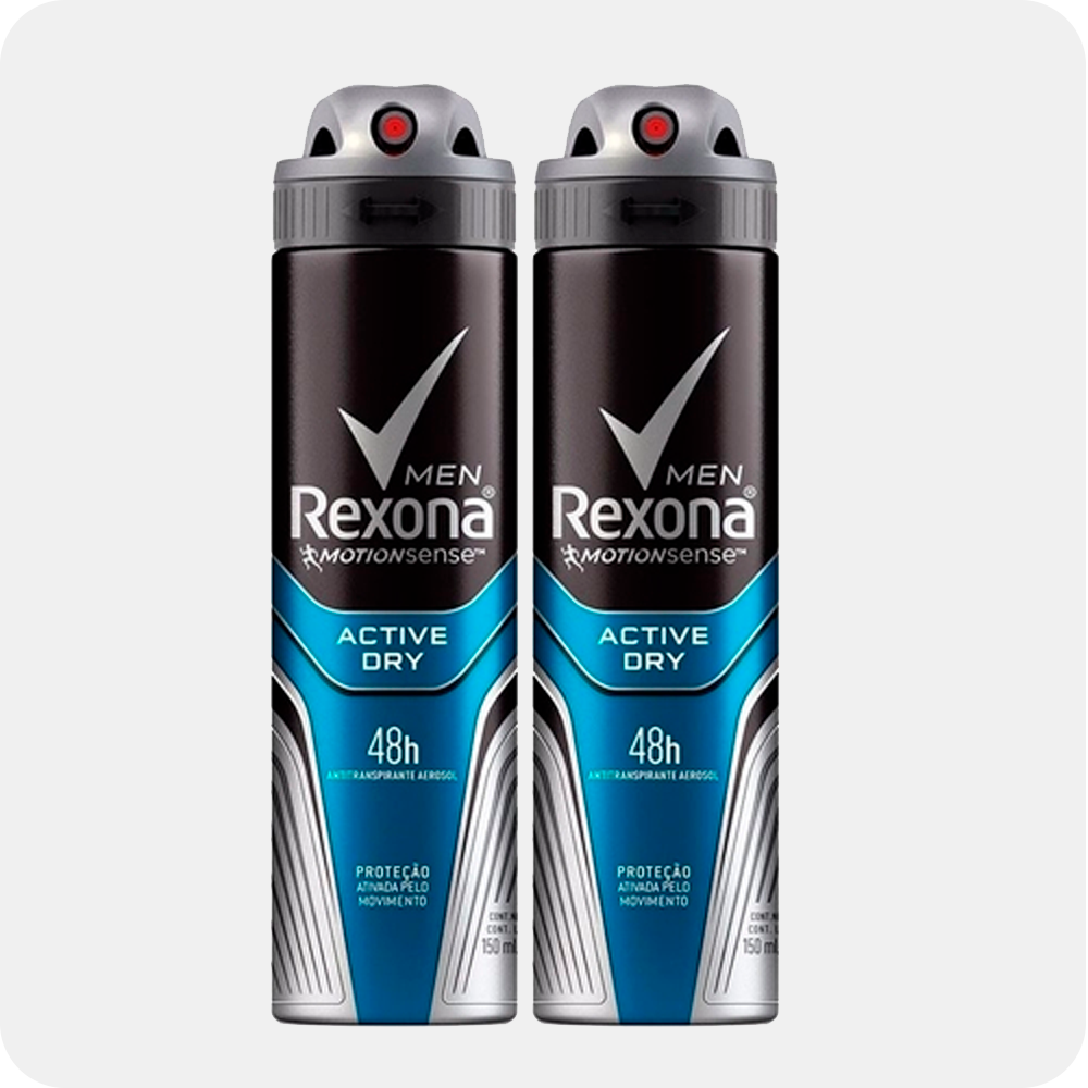 Kit Desodorando Rexona Man Active Dry
