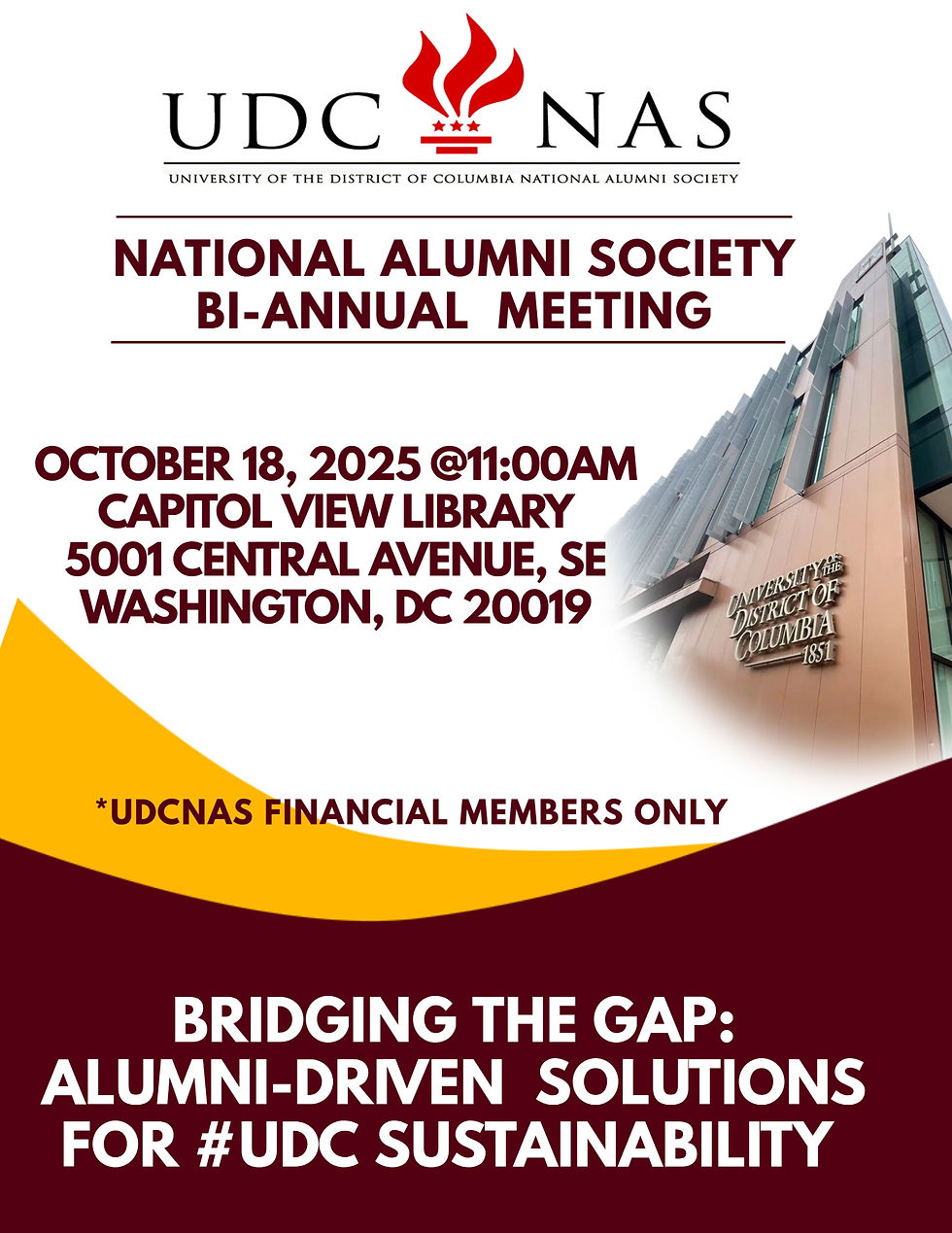 National Alumni Society Bi-Annual Meeting (UDCNAS Members Only)