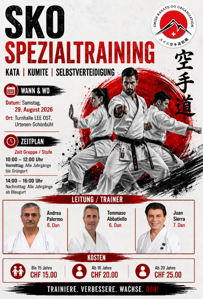 SKO Spezialtraining 29.08.2026 – Gemeinsam stärker werden