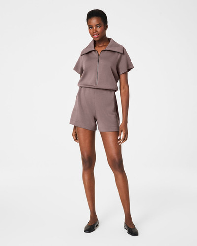 SPANX AIRESSENTIALS HALF ZIP ROMPER | Sweetest Sin Bras