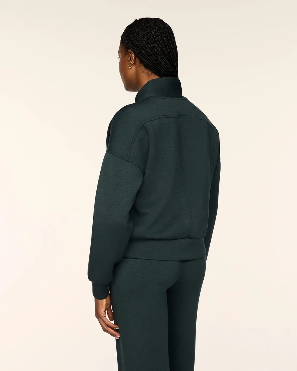 Thumbnail: SPANX AIRESSENTIALS SHAWL COLLAR HALF ZIP