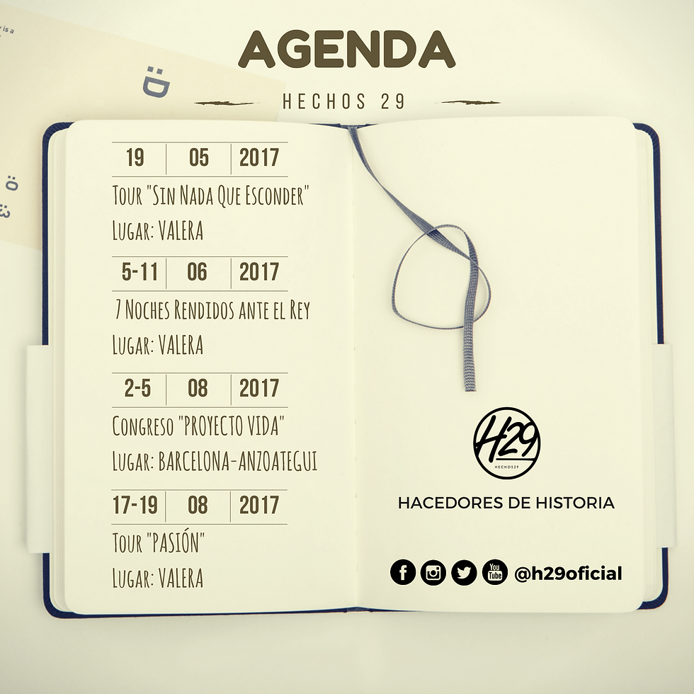 Agenda Redes sociales