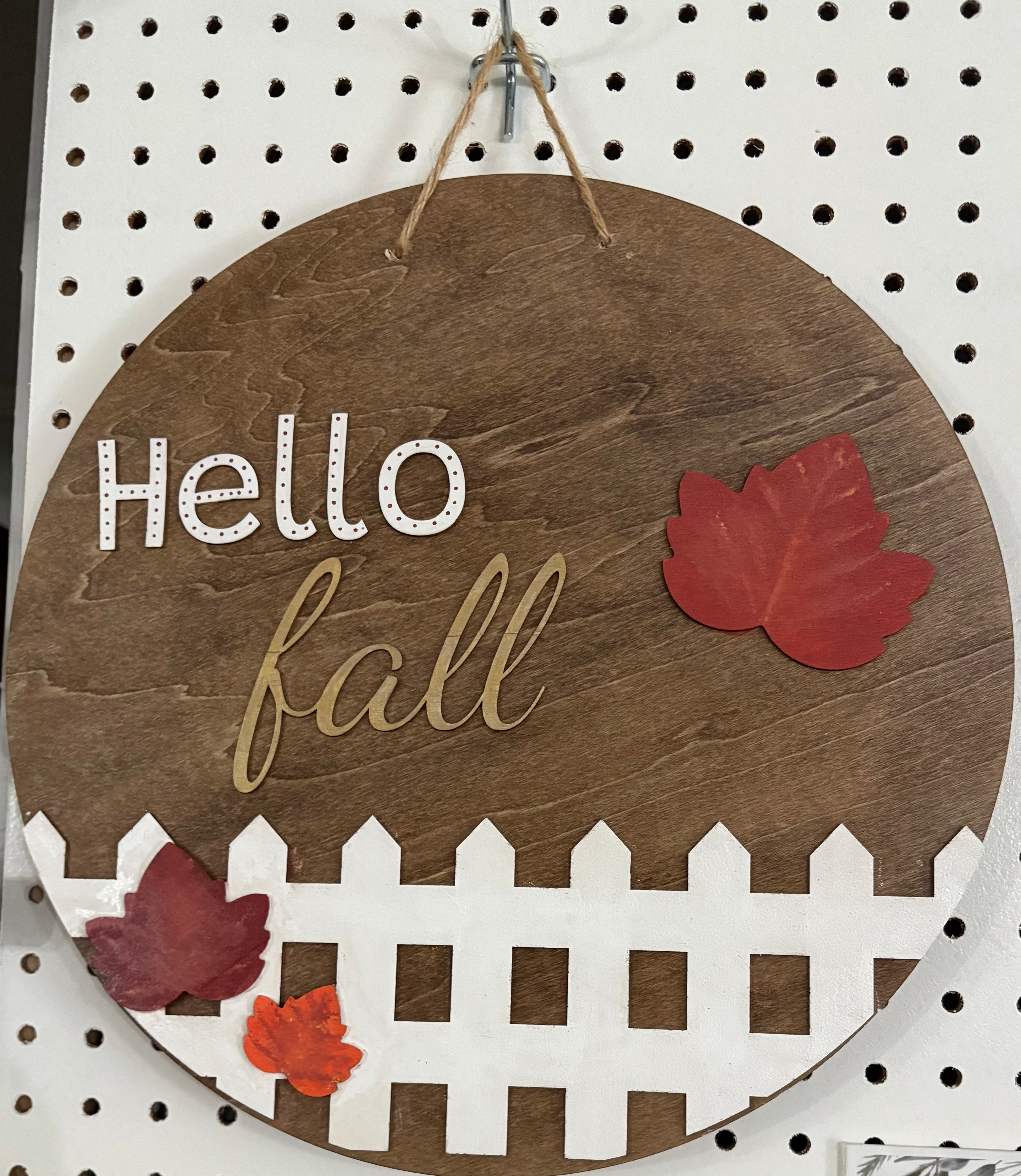 Hello Fall Door Sign