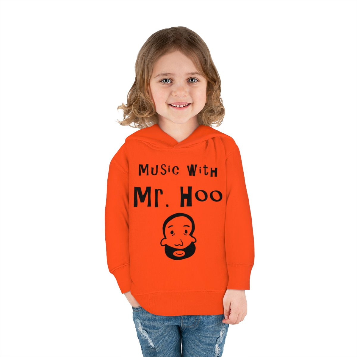 ORANGE Toddler Pullover Fleece Hoodie