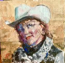 Cowgirl 6x6 oil