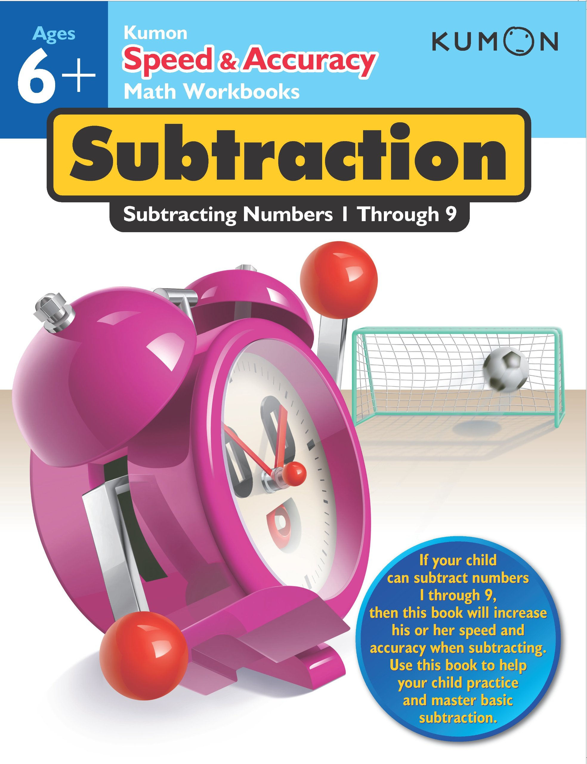 Libro Didáctico kumon Subtration para Niños