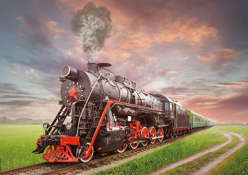 Miniatura: Rompecabezas 2.000 piezas El tren