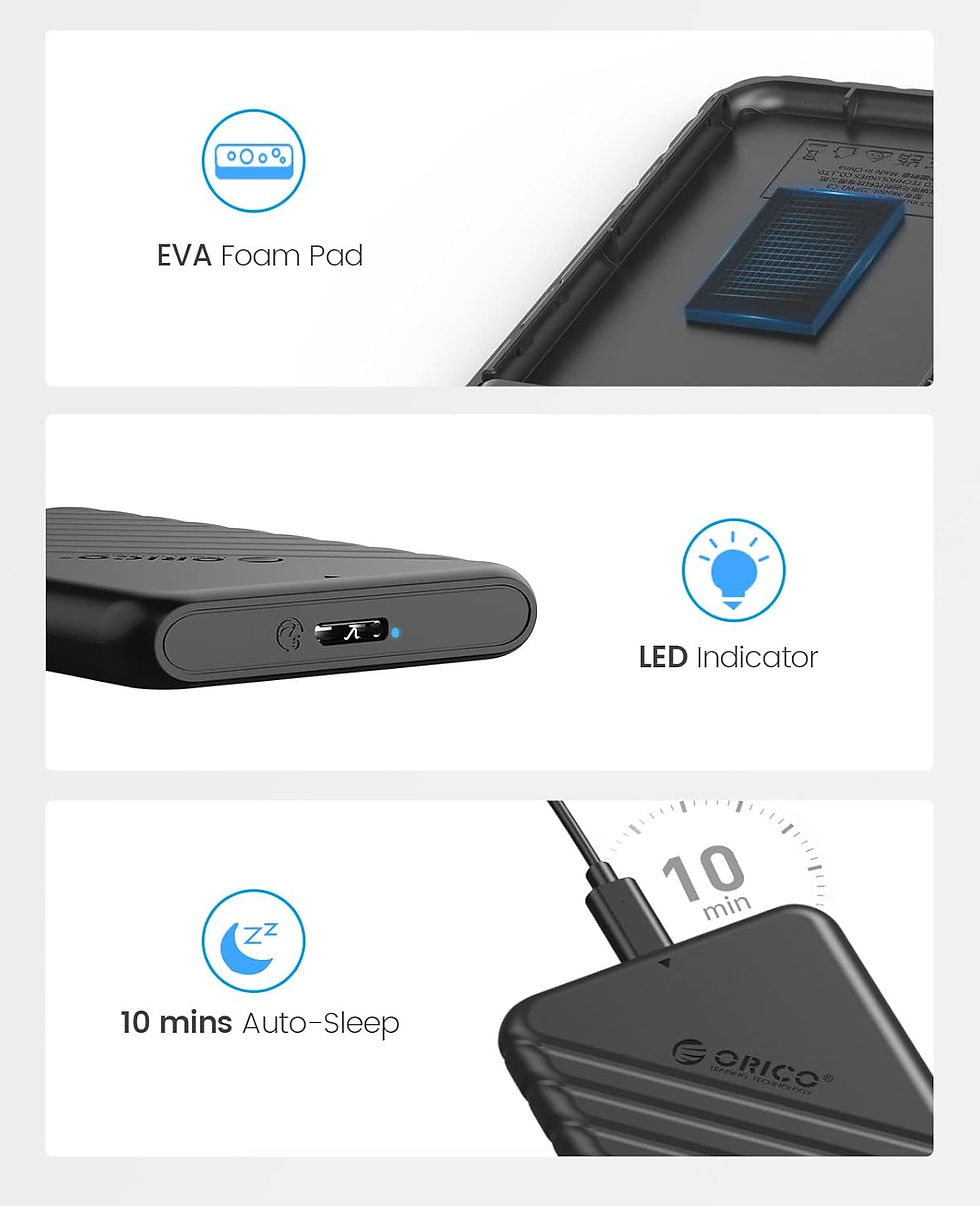 Thumbnail: ORICO Boîtier Externe 2.5" USB 3.0