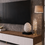 Thumbnail: Almond Brown TV Unit TV Cabinet Fringe Table Runner
