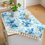 Miniaturebillede: Blue Bloom Multicoloured Table Runner |Nightstand, Bed Side Table Cabinet