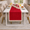 サムネイル： Red Table Runner |Dresser Drawer Cabinet Entry Console