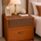 Sīktēls: Almond Brown Table Runner |Nightsalmond Brownd, Bed Side Table Cabinet