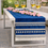 Thumbnail: Navy Blue Table Runner |Nightsnavy Blued, Bed Side Table Cabinet