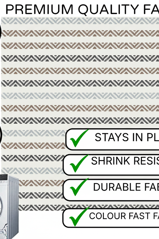 Thumbnail: Settee Cover 2.5 Ft Single Seater Settee/ Bench|Herringbone Neutral Settee Cover