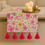 Hình thu nhỏ: Floral Print Multicoloured Table Runner Center Dining Table, Entry Console