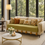 Imej kecil: Olive Green 2 Seater Sofa Cover With Tassel|Boho Tassel Sofa Throw For Love Seat