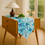 Thumbnail: Blue Leaves Multicoloured Table Runner |Nightstand, Bed Side Table Cabinet