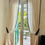 Thumbnail: Black Border Solid White Line Curtains