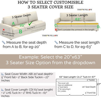 Tan L Shape Corner Sofa Cover, Luxe Solid Sofa Cover