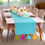 Miniatură: Ice Blue Table Runner Coffee Table, Living Room Sofa Table